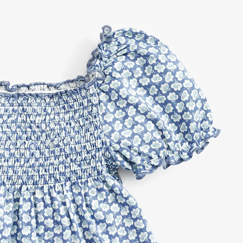 Diseño de vestido de alta calidad para niñas, ropa infantil con estampado colorido, vestido de fiesta elegante