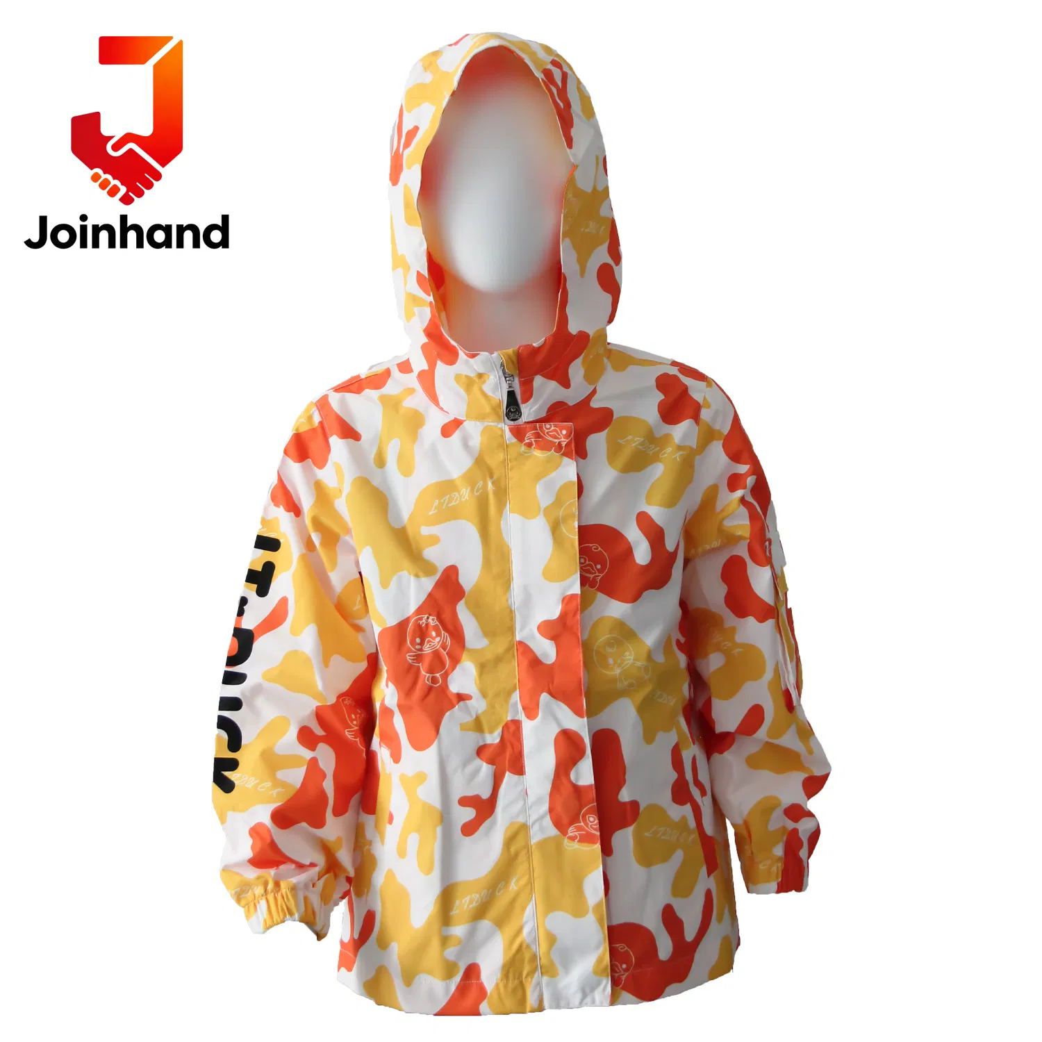 Chaqueta con capucha unisex para niños, impermeable, con cierre completo y solapa contra tormentas, ropa diaria, moda exterior