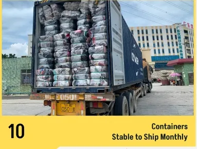 Fardos listos para exportación