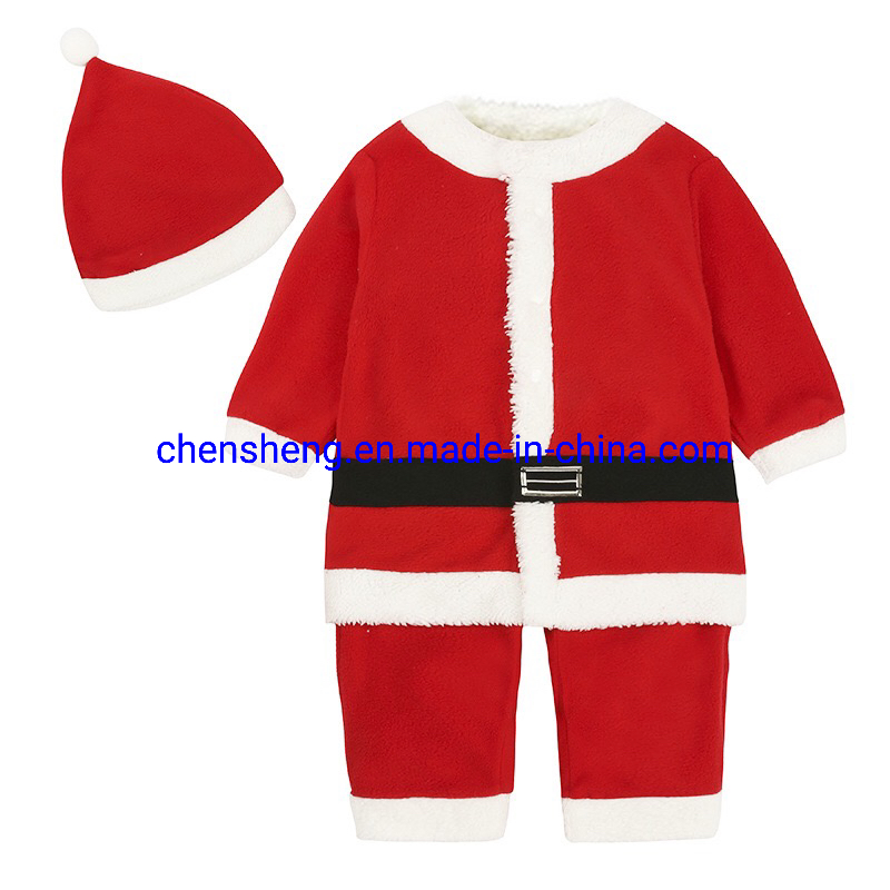 Conjunto de ropa de Santa Claus para niños, bebés, niños y niñas, ropa navideña para fiestas para niños
