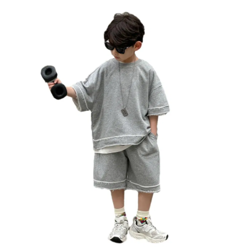 Camiseta casual para niños linda, ropa de juego de algodón transpirable, diseño para jugar al aire libre, ropa para bebés