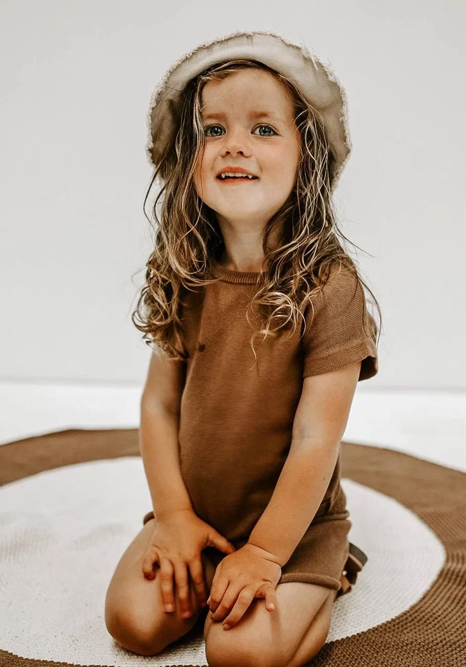 Camiseta de algodón orgánica ecológica para niños, sostenible, camiseta personalizada para niños