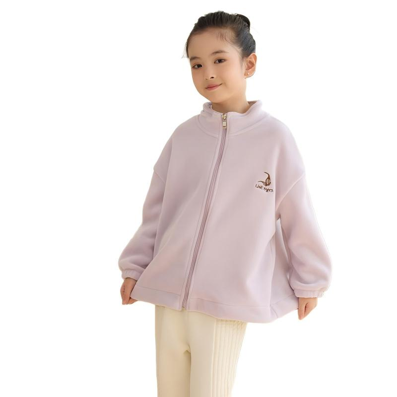 Abrigo de invierno para niños grandes y altos con cuello alto y mangas largas