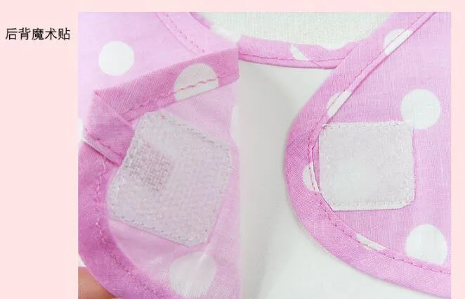 Bibs de tela con estampado de animales para bebés, baberos para niños, ropa de bebé de manga larga para la hora de la cena