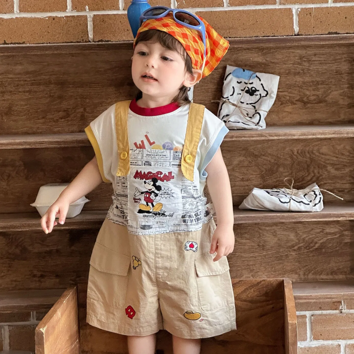 Conjuntos de ropa de verano para niños con pantalones cortos
