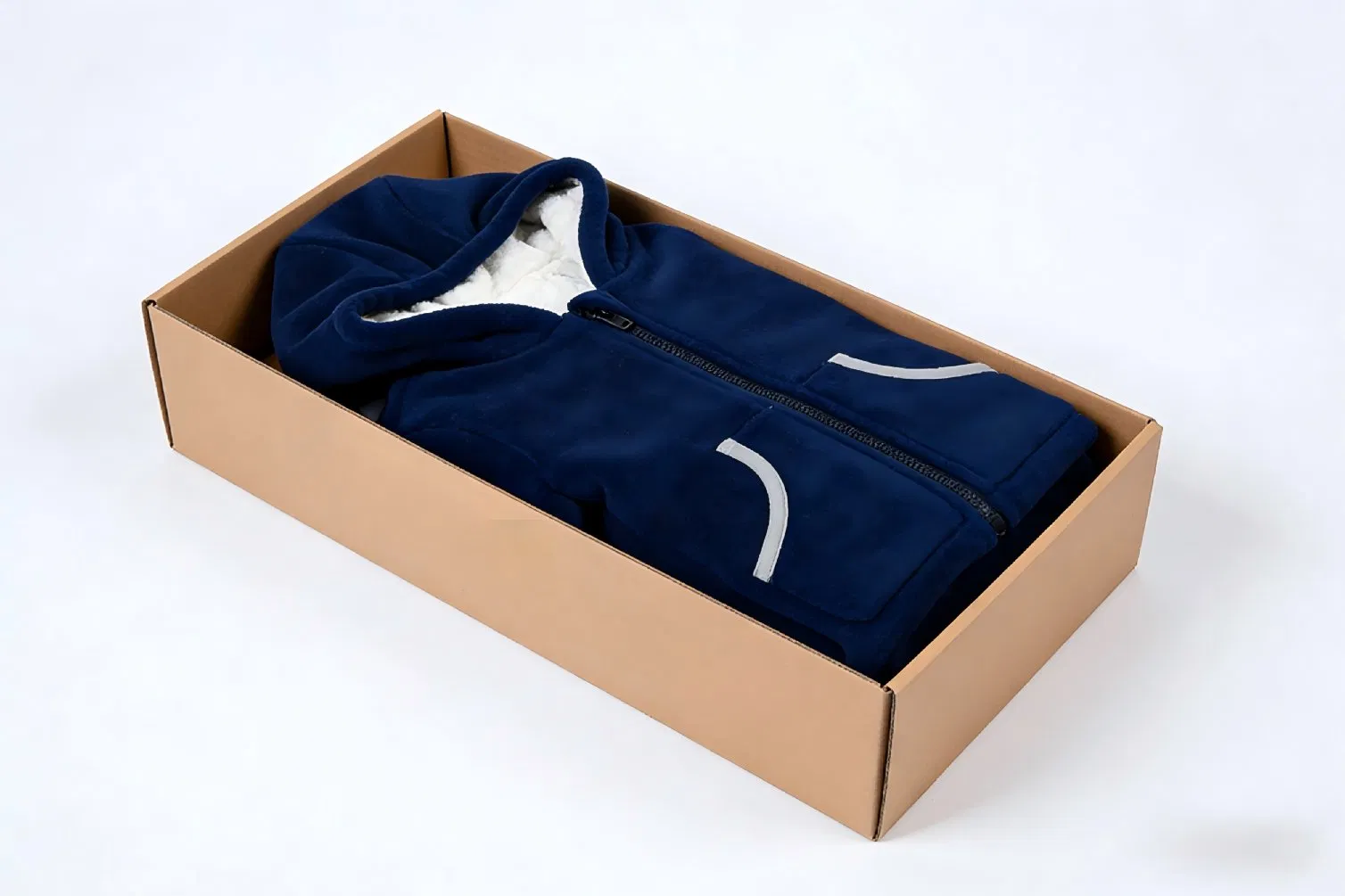 Chaquetas con capucha unisex para bebés y niños pequeños con 100% forro de algodón