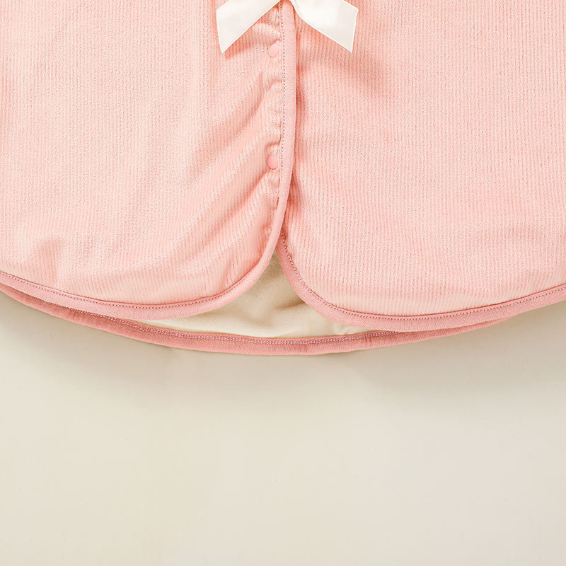 Abrigo cálido de invierno para niñas bebés, capa exterior, chaqueta para niñas pequeñas, ropa para niños, poncho rosa
