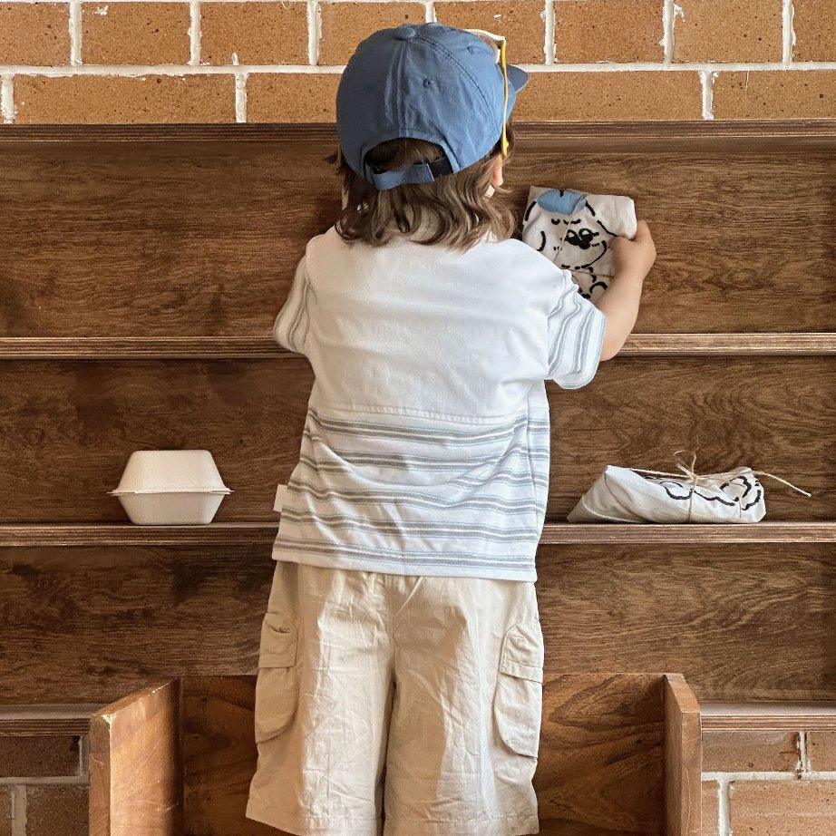 Ropa infantil premium para niños, conjunto de ropa de verano