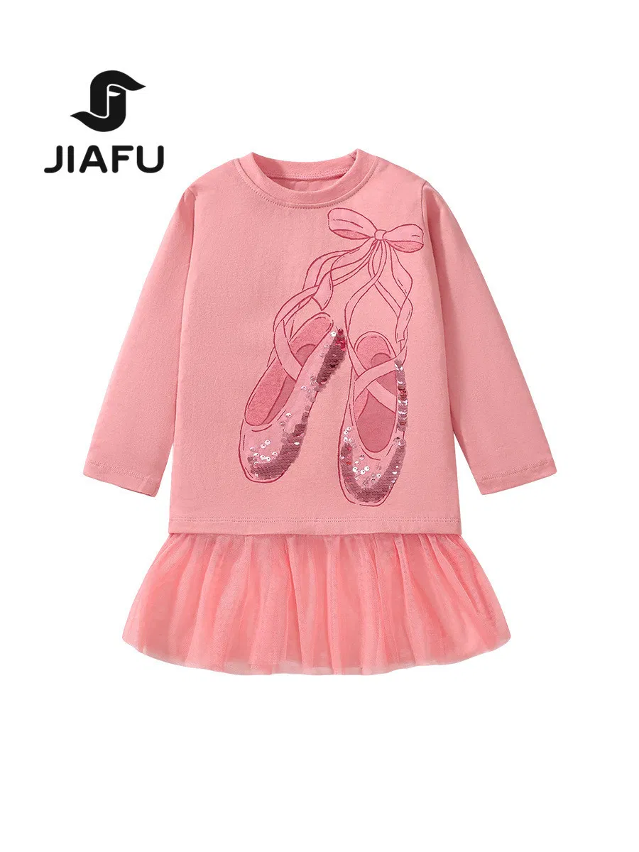Sudaderas personalizadas de alta calidad para niñas, blusa para bebés, pulóver para niños pequeños, ropa infantil con falda
