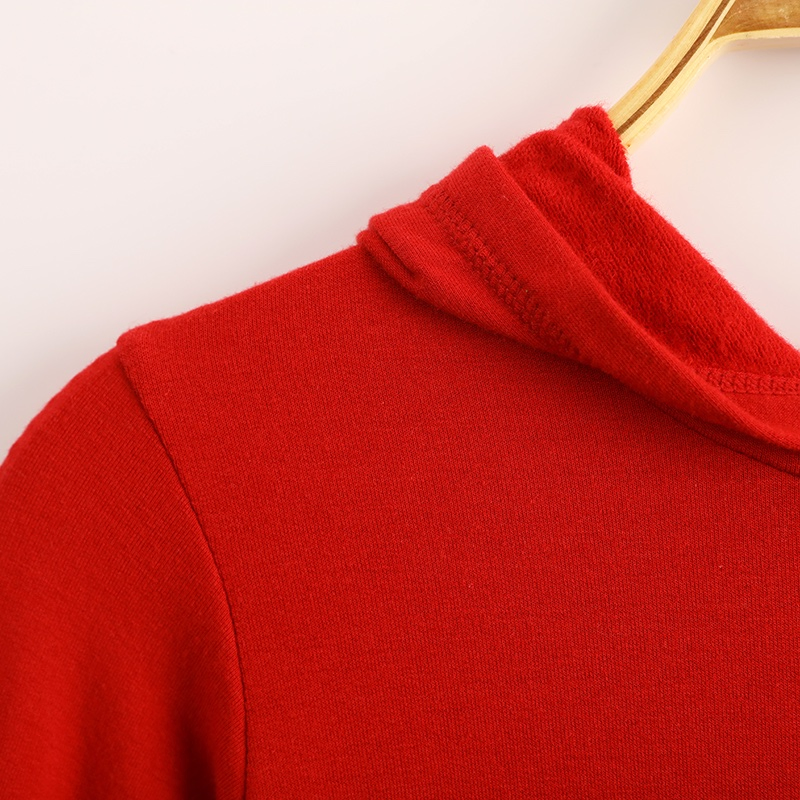 Vestido de moda con capucha de bambú de felpa de una sola cara para niñas, de manga larga y sostenible