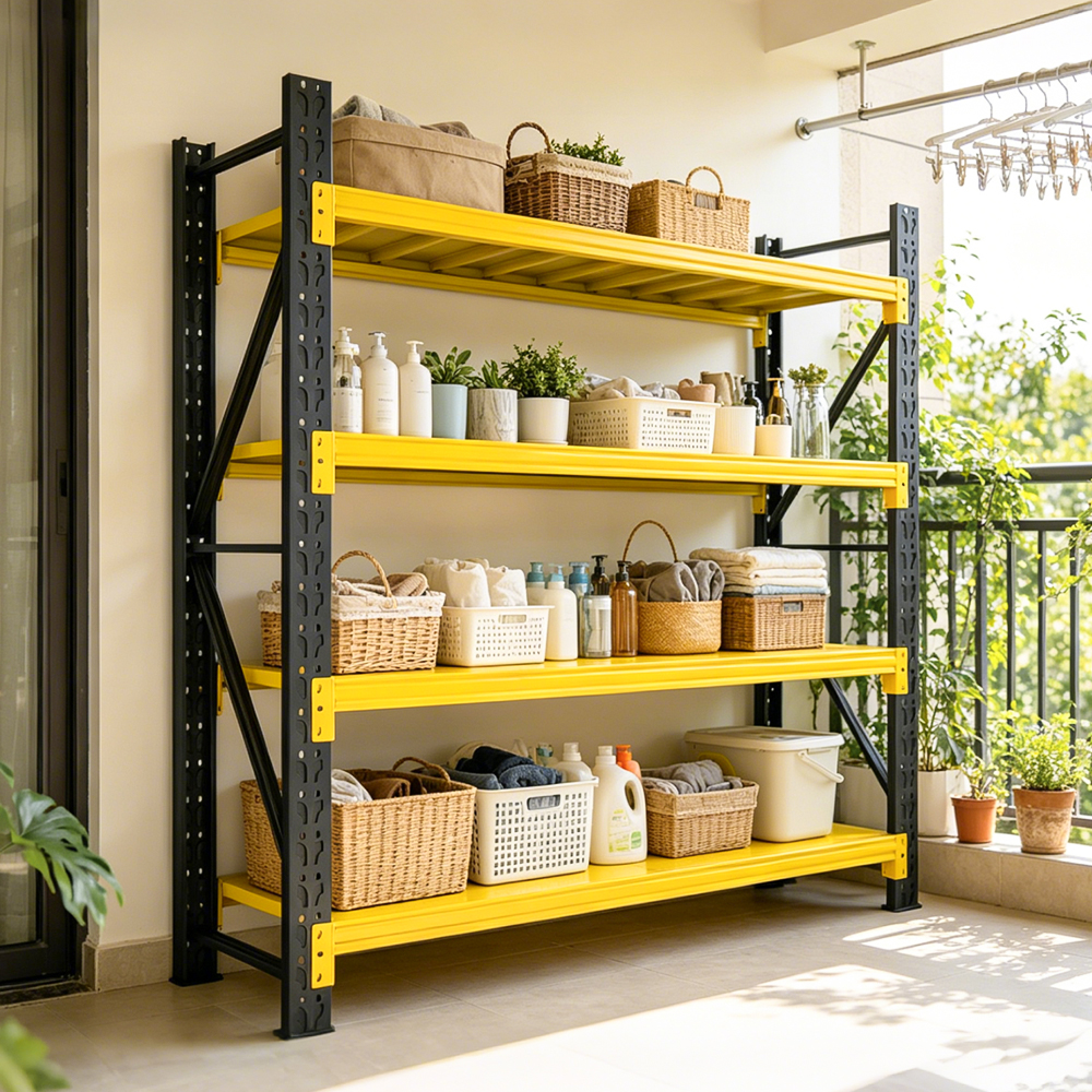 Silver Light Weight Boltless Storage Rack Adjustable Multi Tier Steel Shelving Unit For Warehouse Workshop Storage Solution