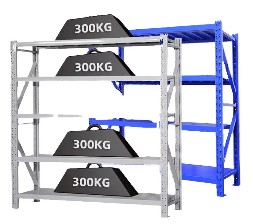 Factory Price 200kg-500kg Stacking Racks & Shelves Adjustable Steel Warehouse Storage Rack and Shelving Units 5 Layer