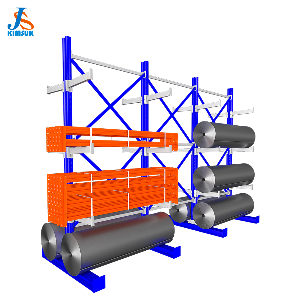 Cantilever Lumber Rack Warehouse Storage Shelves Heavy Duty Rack Shelf Warehouse Racking System Drang