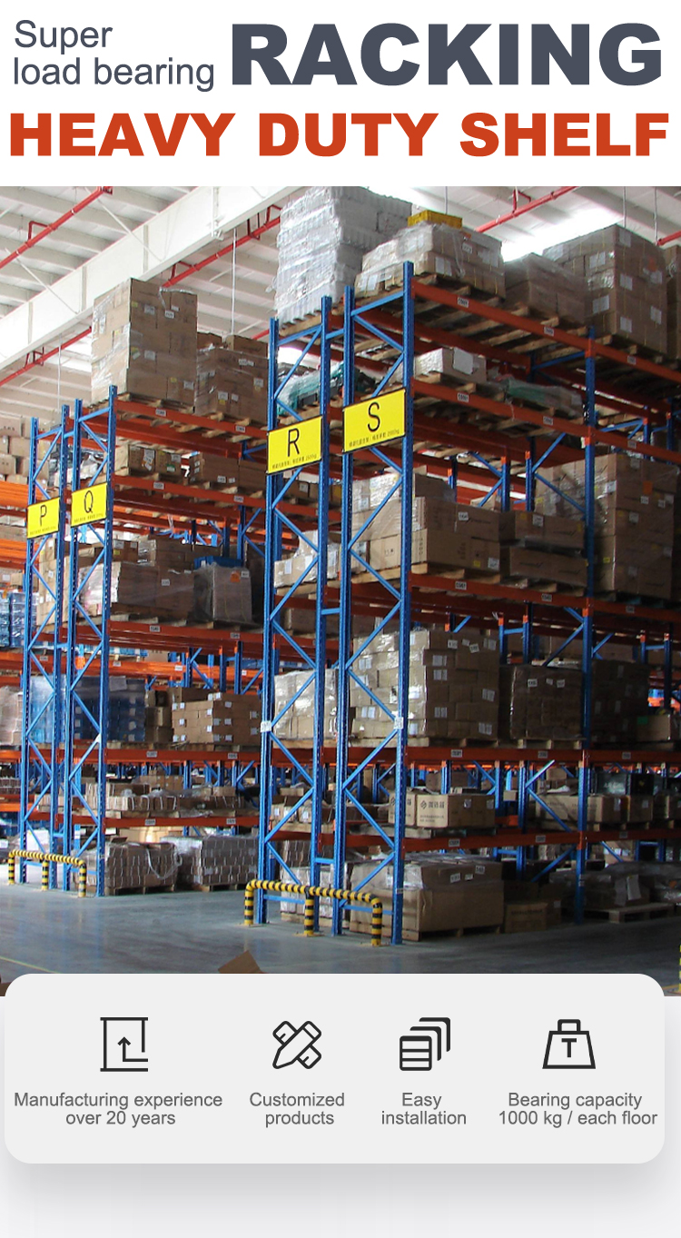 Heavy duty pallet rack banner