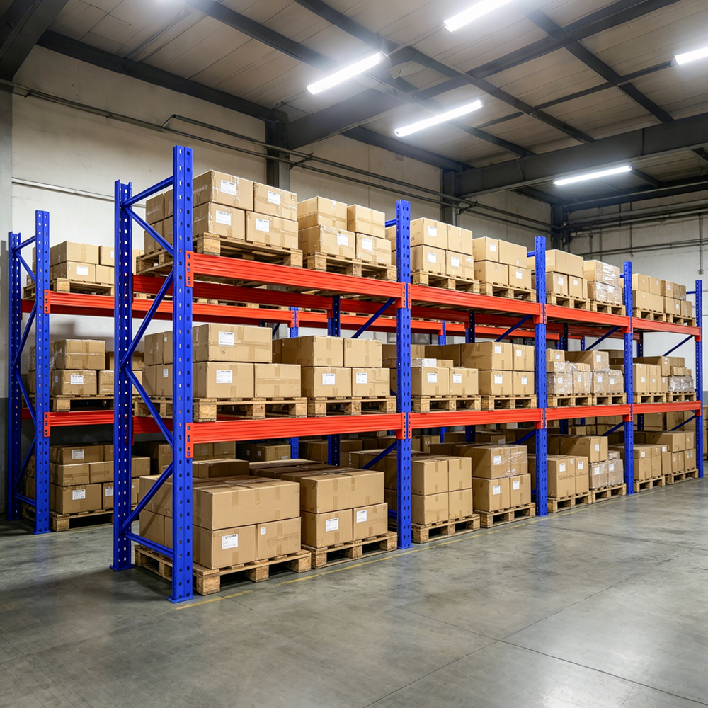 Cold Storage Compatible Heavy Duty Rack 1000-5000KG Industrial Shelving System