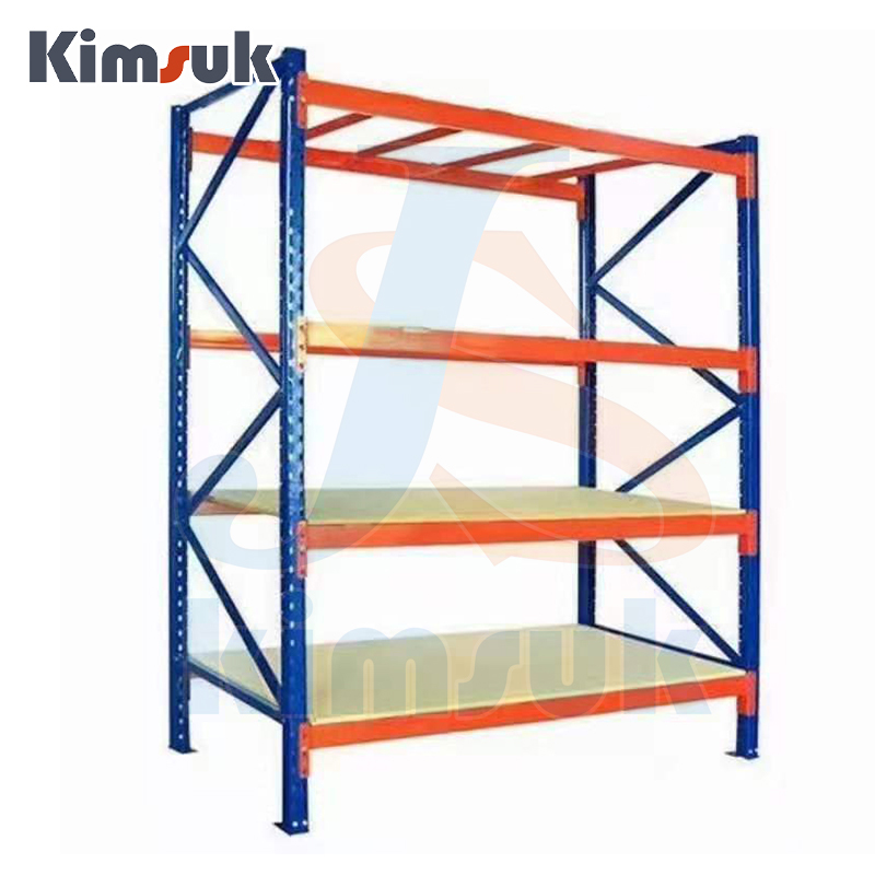 High-Density Industrial Boltless Adjustable Light Duty Prefab Racking System Longspan Warehouse Rack with Storage Shelves