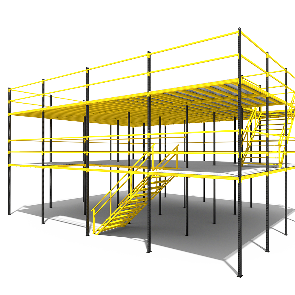 High Density Storage Mezzanine Floor Solutions, Effectively Doubling Your Storage Capacity Within the Same Existing