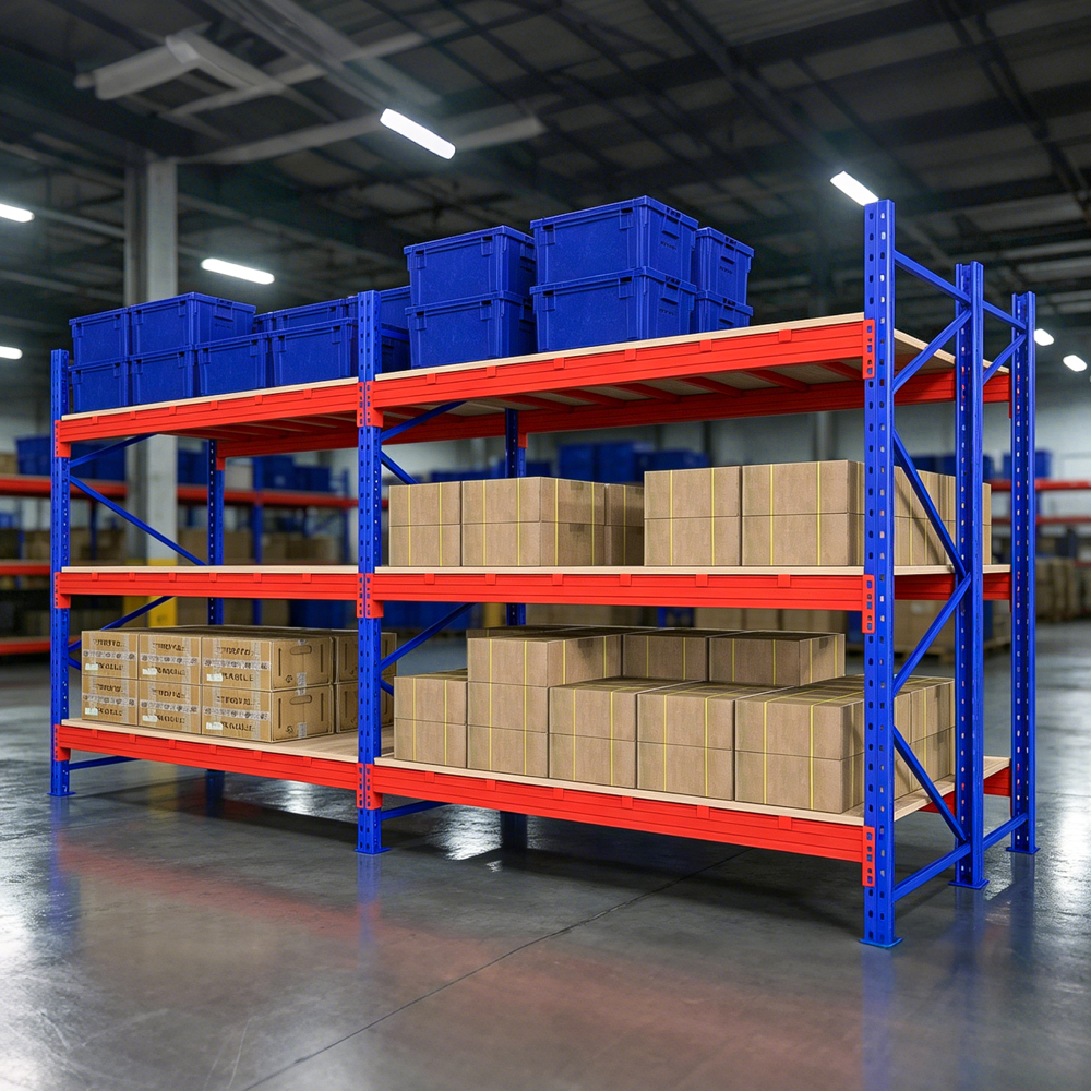 Industrial Selective Pallet Rack 1000KG Loading Steel Racking for Heavy Goods