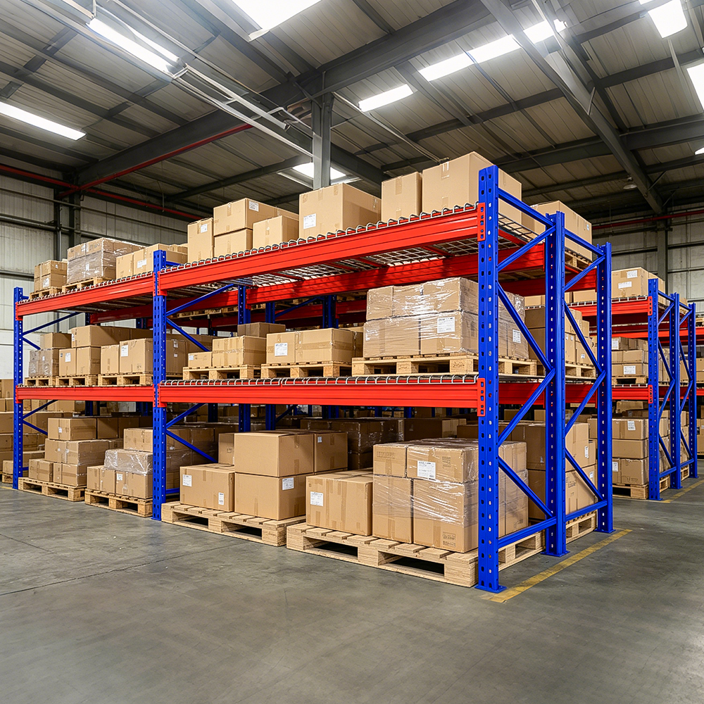 Warehouse Metal Storage Shelving 1T-5T High Load Capacity Adjustable Steel Rack