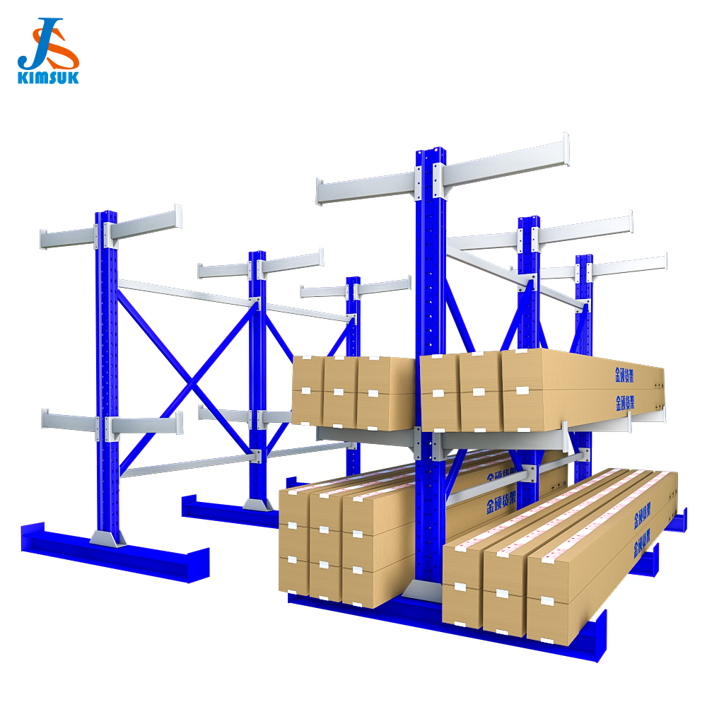 Cantilever Mobile Wheel Rack Shoe Rack Heavy Duty Small Warehouse Racks