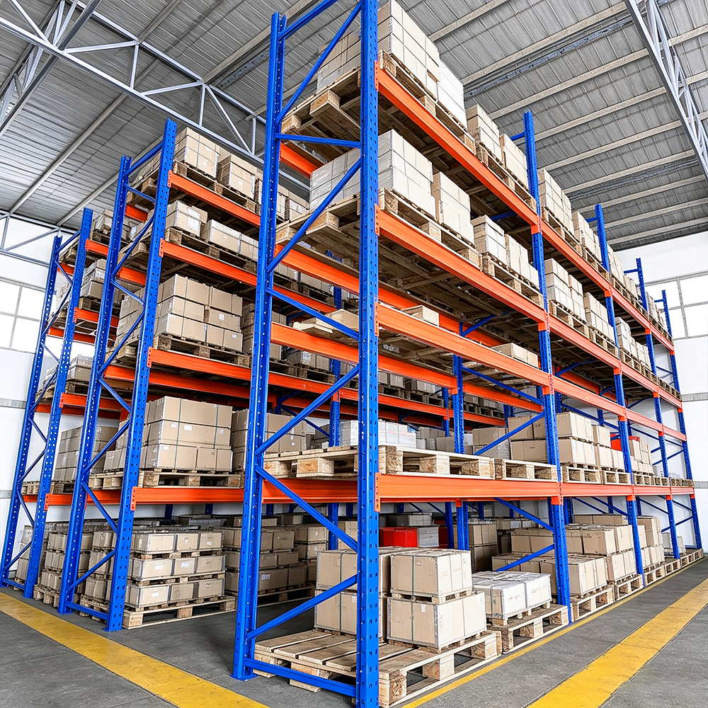 Warehouse Storage Pallet Rack Heavy Duty Selective Racking System for Pallet Cargo Handling