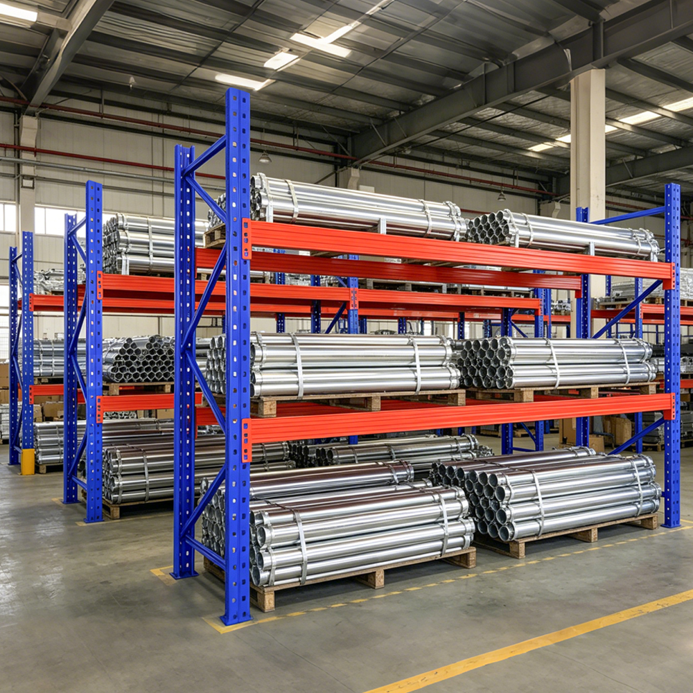 Industrial Logistic Warehouse Racking System 1000KG Load Selective Pallet Rack