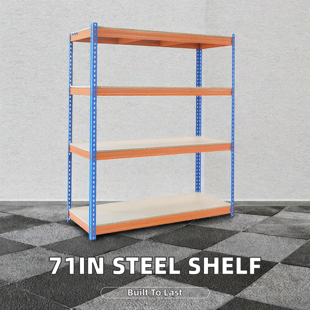 71 Inch Long Wire Garage 24 Deep Zbeam Boltless Steel 5 Layer Corrosion Protection Shelving Pole