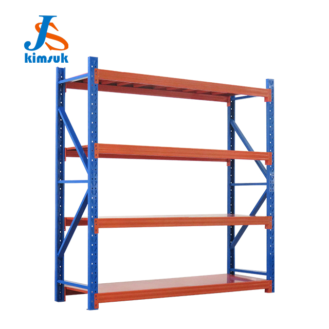 Hot Sale Can Load 300-800Kg Per Level Steel Medium Duty Warehouse Sheet Metal Storage Rack System