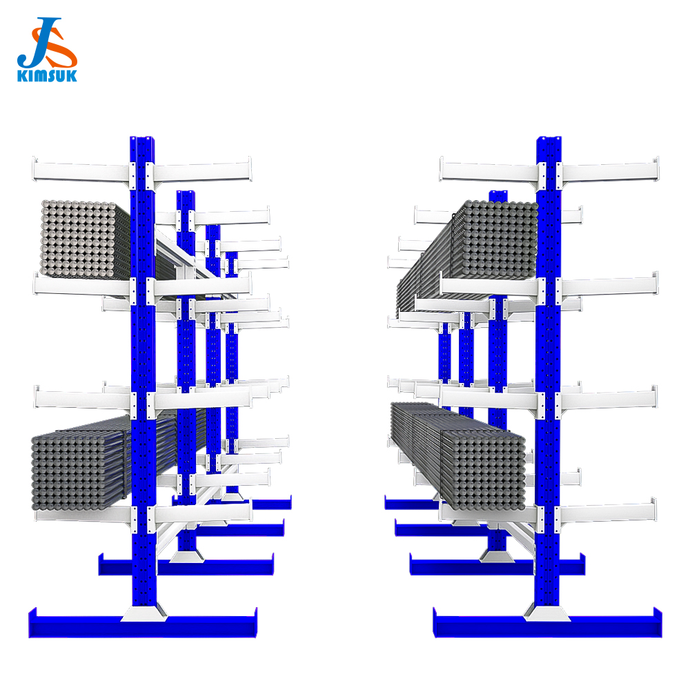 Electric Cantilever Rack Heavy Duty Clothing Rack Warehouse Tire Racks
