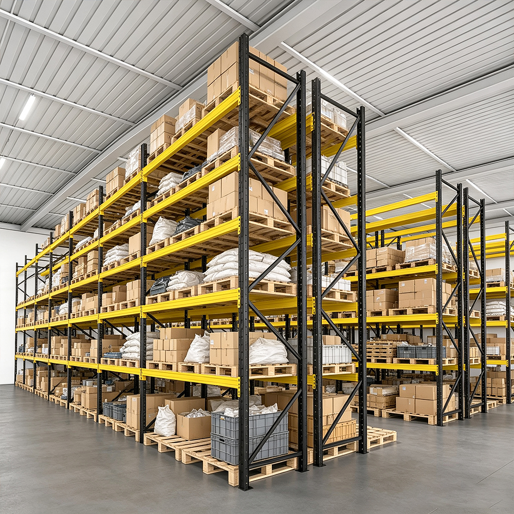 Adjustable Step Beam Selective Pallet Rack Heavy Load Warehouse Pallet Storage Racking