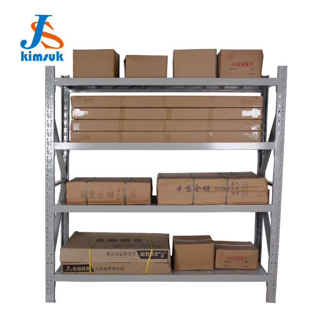 Hot Sale Can Load 300-800Kg Per Level Steel Medium Duty Warehouse Sheet Metal Storage Rack System