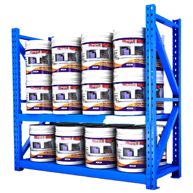 Warehouse Shelving Adjustable Industrial Storage Rack of 200/300/500kg Boltless / Rivet Shelving Steel 200-800kg / Per Layer