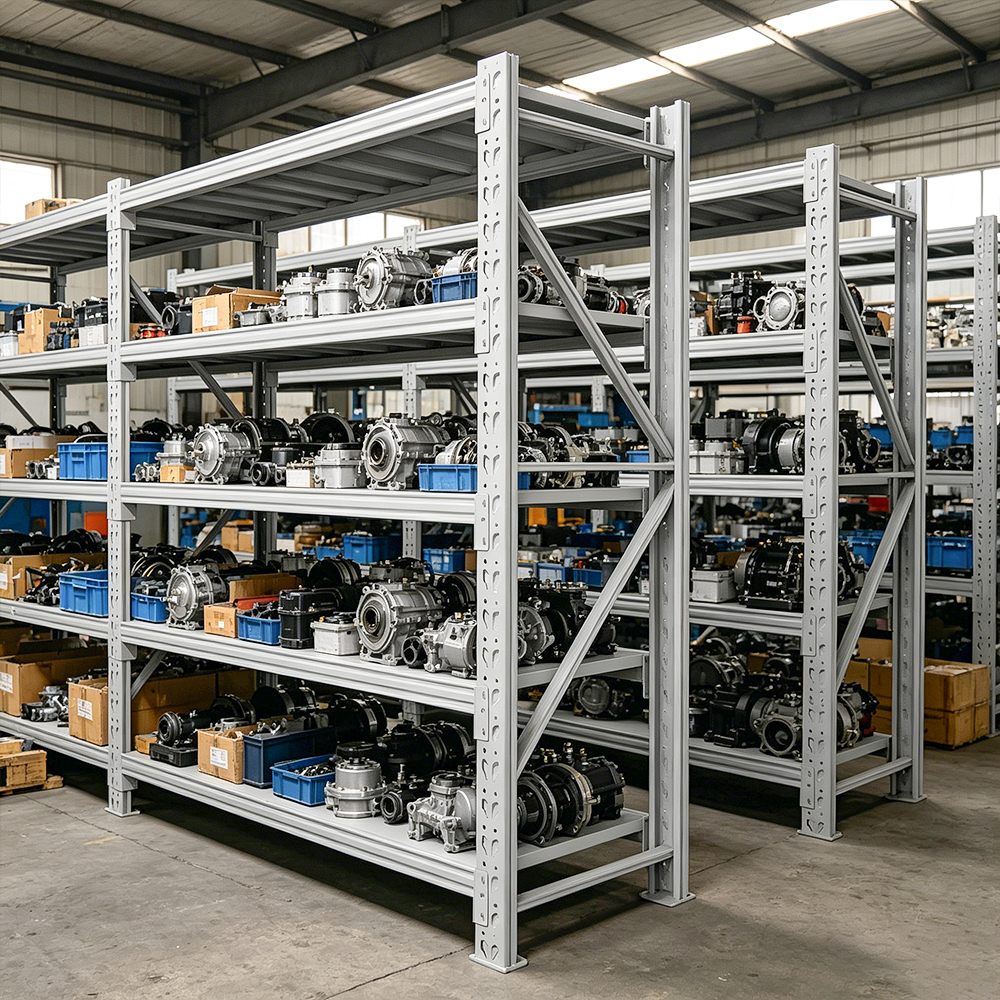 Multi-functional Garage Storage Rack 100-500kg Loading Capacity Heavy Duty Metal Shelving Unit for Home Workshop and Tool