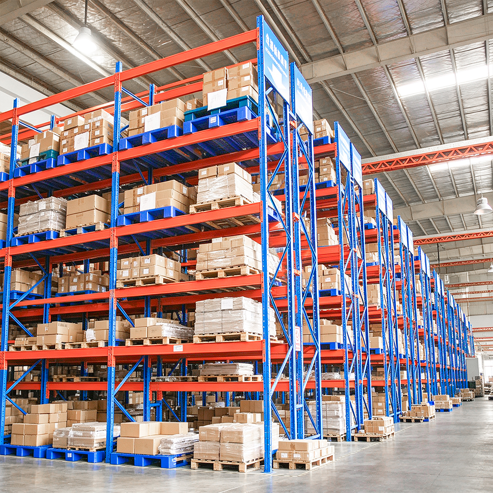 Modular Warehouse Pallet Storage Rack Heavy Duty Selective Beam Pallet Racking