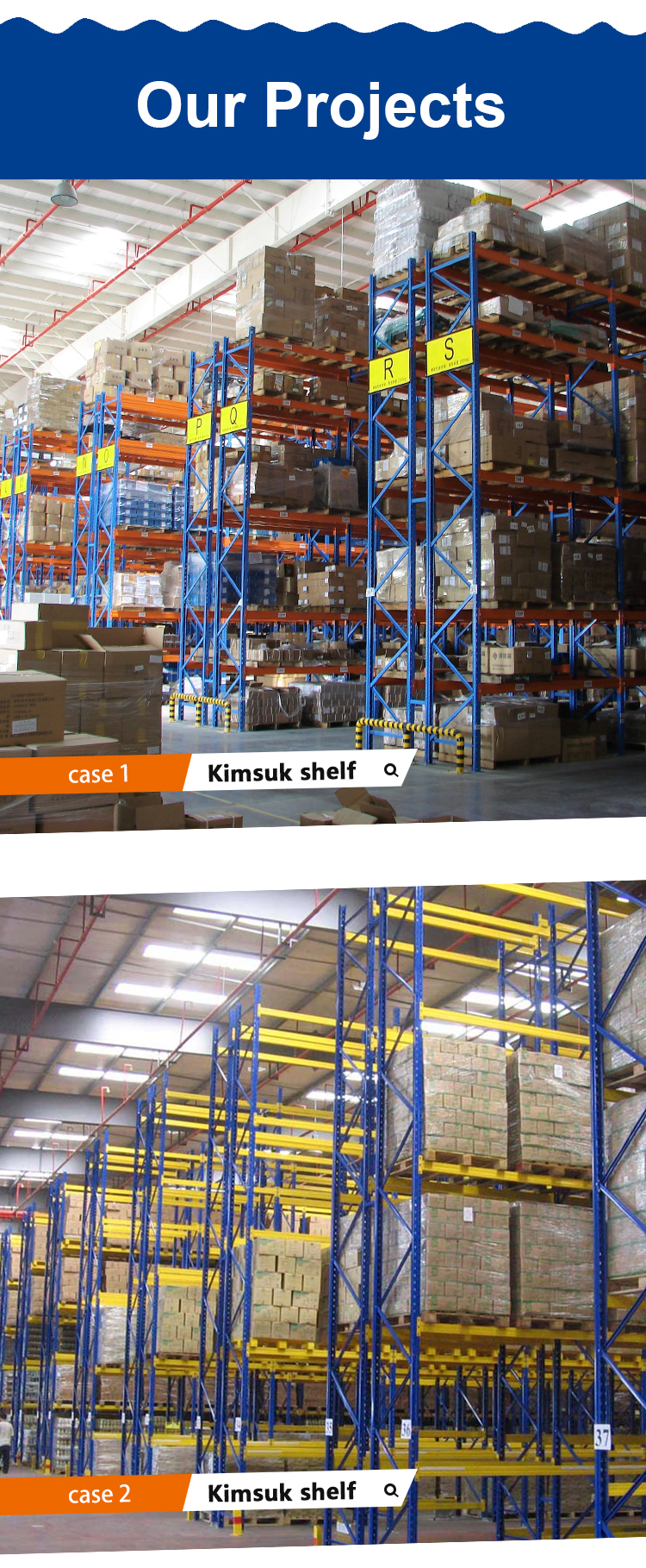Warehouse pallet storage