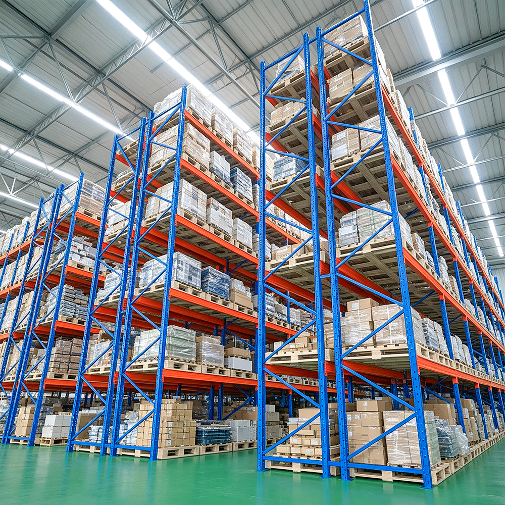 European Standard Selective Pallet Racking Heavy Duty Warehouse Steel Pallet Storage Rack