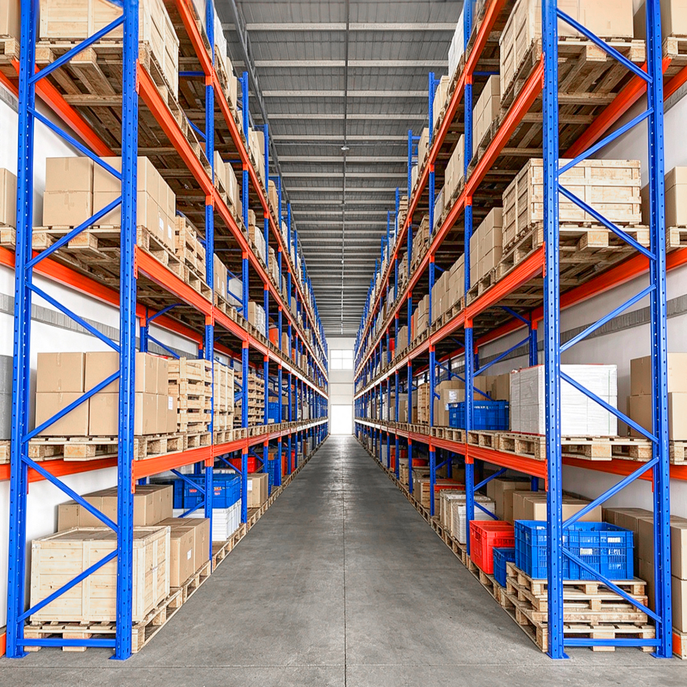 Heavy Duty Metal Pallet Storage Shelving Selective Pallet Racking for Industrial Warehouse