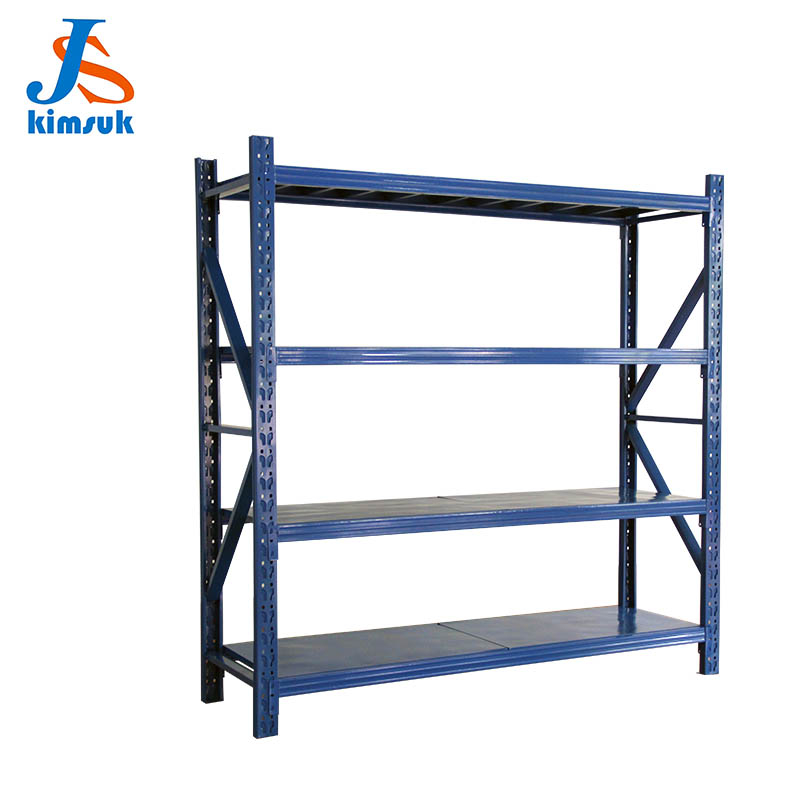 Kimsuk Manufacturer 4 Layers Boltless Storage Shelves Heavy Duty Shelving