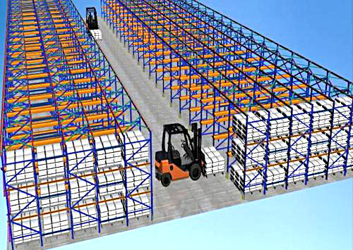 Warehouse Storage Rack Use Cold Room Steel Heavy Duty Drive in Pallet Racking System