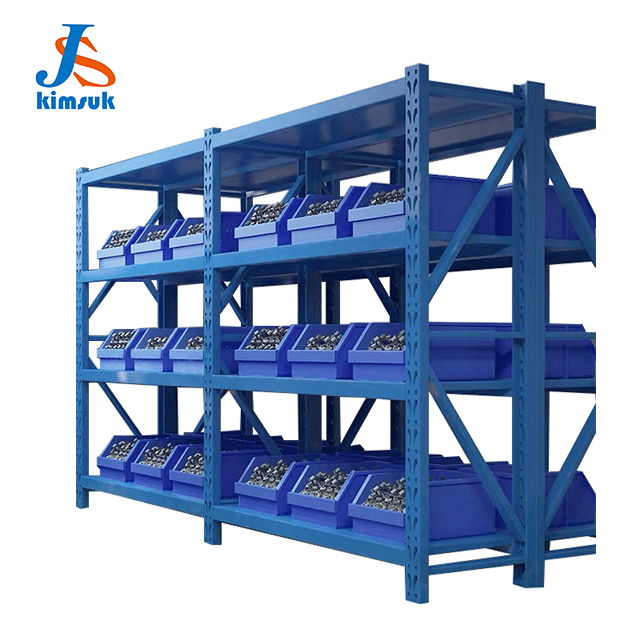 High Quality 5 Layers Metal Shelves Industrial Steel Medium Duty Rack Warehouse Racking Systems