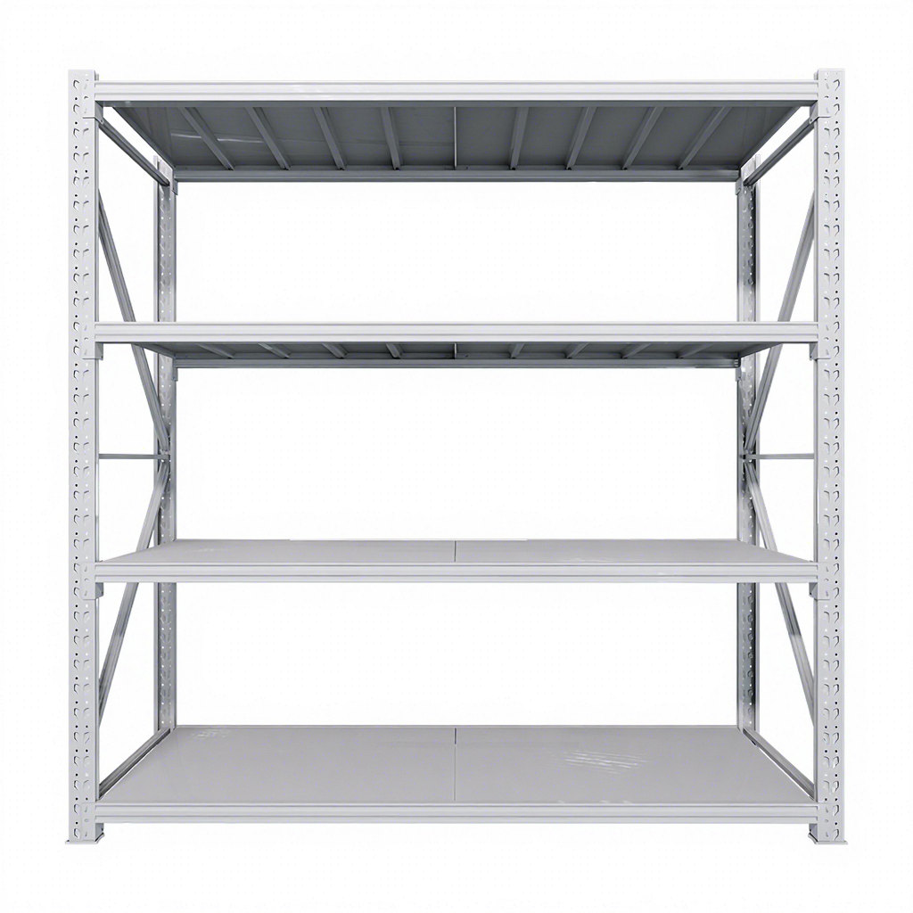 300KG Adjustable Garage Shelf Light Duty Racks and Blue and Gray Warehouse Shelves