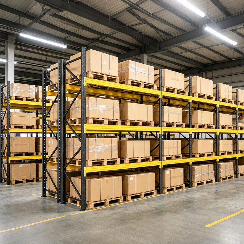High Quality Heavy Duty Warehouse Rack 1000KG Load Industrial Storage Shelving