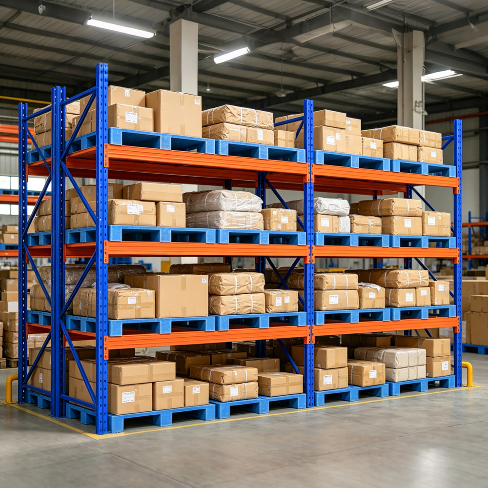Reinforced Steel Warehouse Shelving 1000-5000kg Heavy Duty Industrial Racking