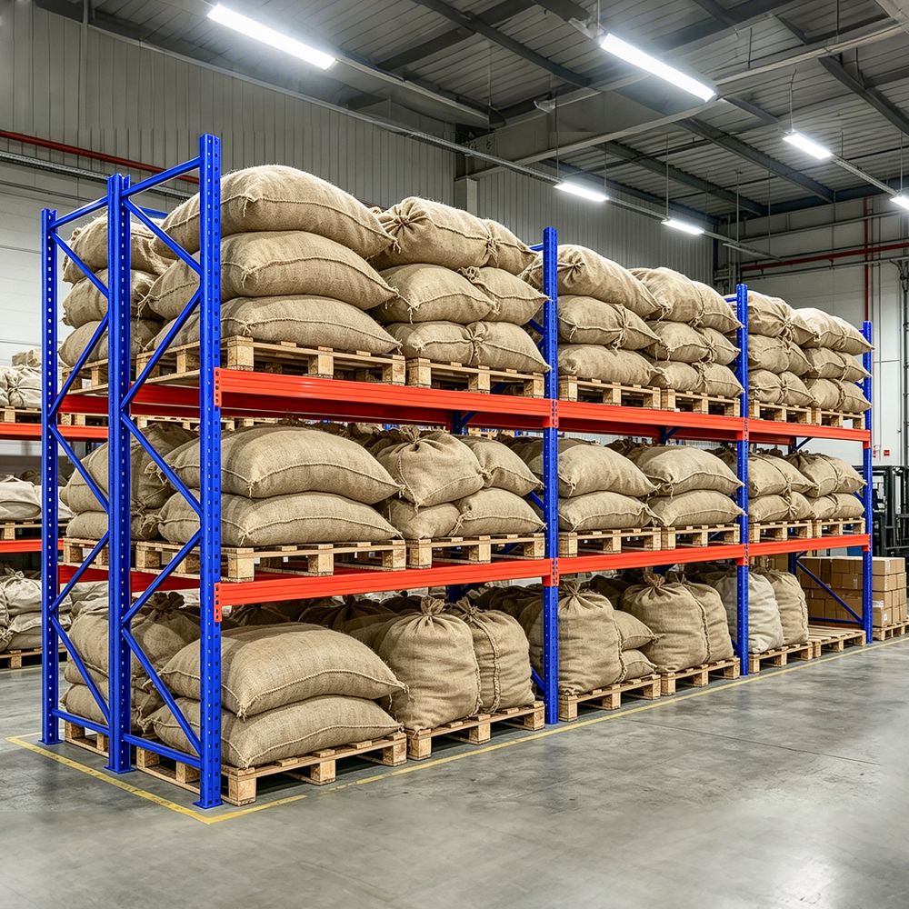 Automatic Warehouse Storage Rack Heavy Duty 5 Tons Capacity Industrial Shelving