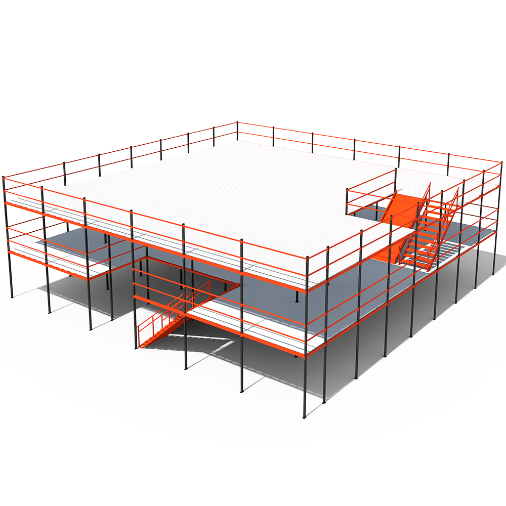 Industrial Steel Mezzanine Shelving & Floor Racking System Office Platforms Metal Pallet Racking for Warehouse Storage