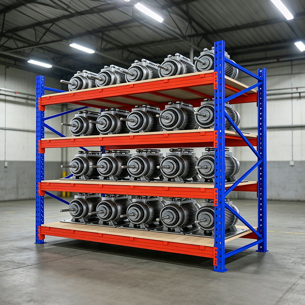 Smart Warehouse Storage Solution Heavy Duty Racking 1T-5T Load Per Beam Level