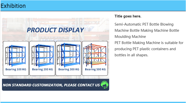 Warehouse rack blueprint
