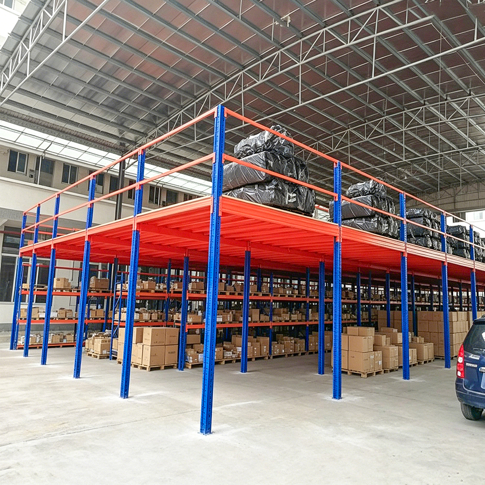 Heavy Duty Steel Mezzanine Floor Rack Warehouse Storage Mezzanine Platform Racking Industrial Factory Metal Mezzanine
