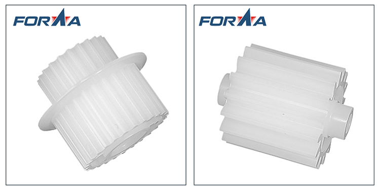 Oem Custom Wearable Cylindrical Gears POM Nylon for ATM Machine DC 12V 10W Transmission Gearbox