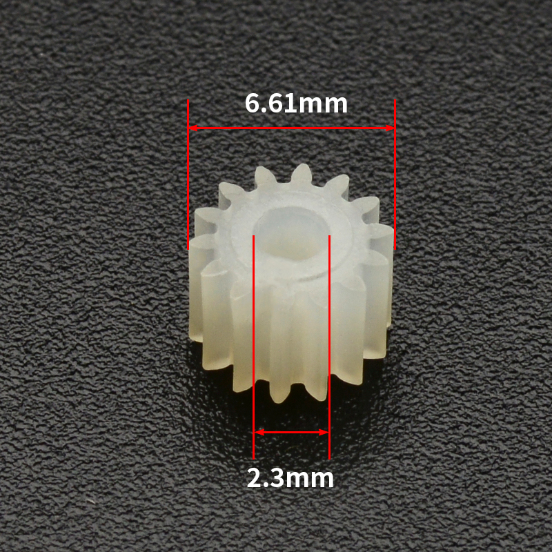 Factory Spot Wholesale Self Lubricating Plastic Nylon Gear 14 Teeth Modulus 0.4